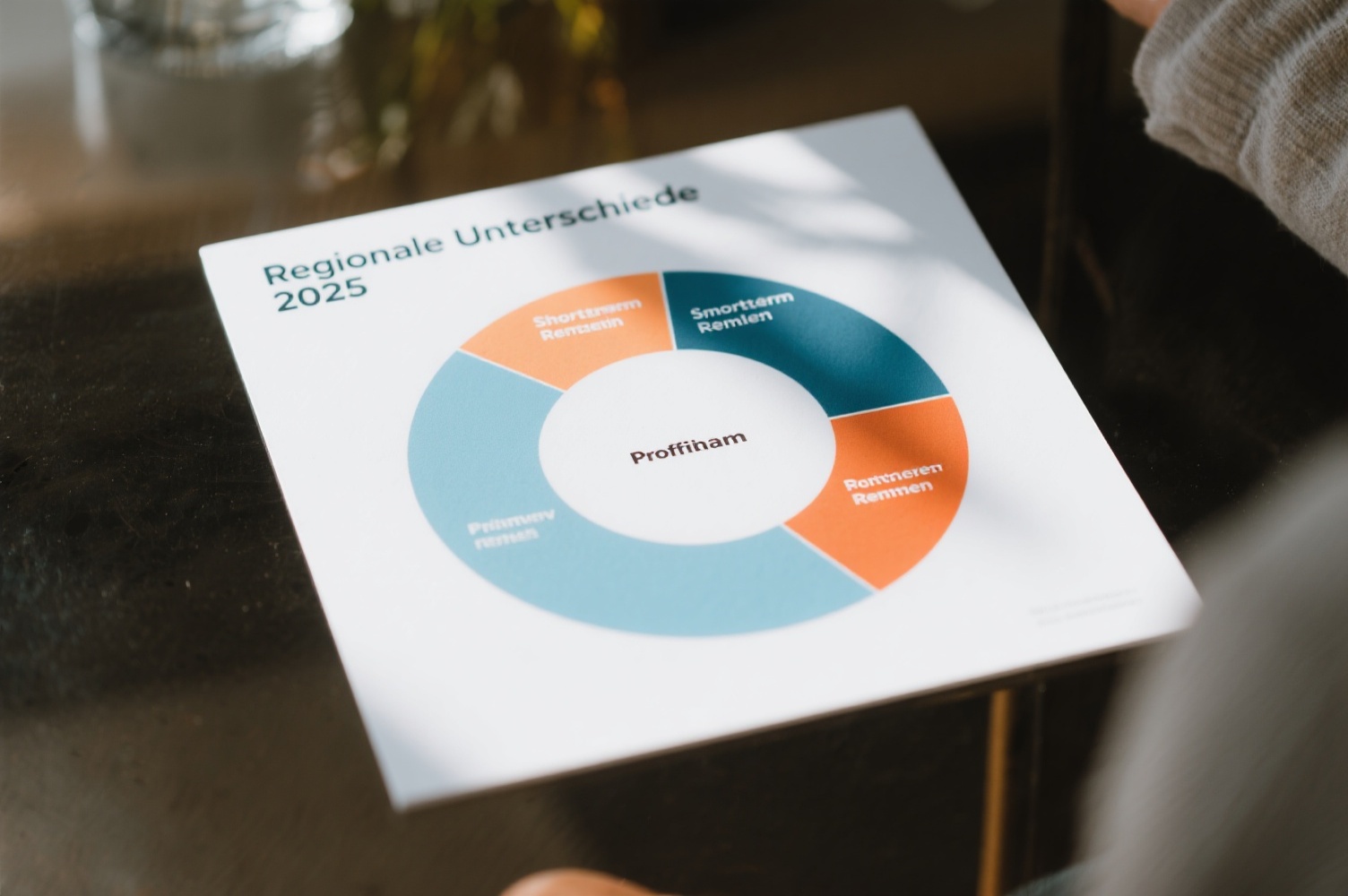 Regionale Unterschiede 2025 – Kurzzeit- vs. Langzeitvermietung Kreisdiagramm zu den regionalen Unterschieden 2025 zwischen Kurzzeit- und Langzeitvermietung in Deutschland, mit Beispielen für München, Berlin, Leipzig und ländliche Regionen.