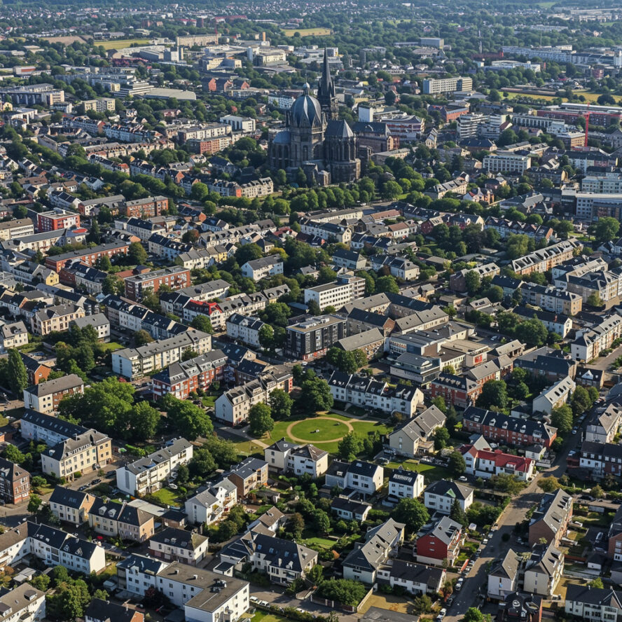 Der Wohnungsbestand in Aachen umfasst etwa 146.400 Wohnungen. Diese Zahl hat sich in den vergangenen Jahren nur leicht verändert, was zeigt, dass der Neubau von Wohnungen relativ langsam voranschreitet.