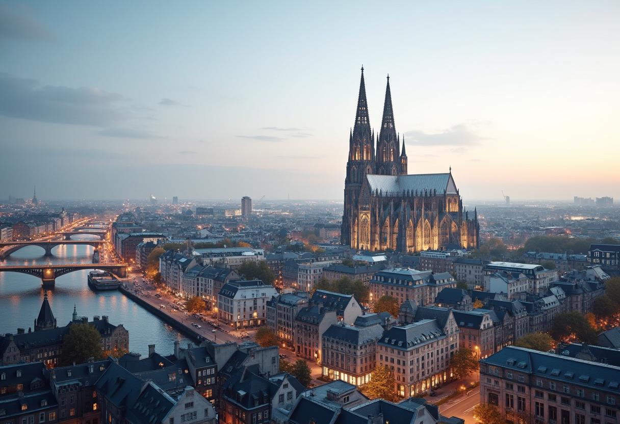 Moderner Immobilienmarkt in Köln mit Wohnhäusern und Eigentumswohnungen