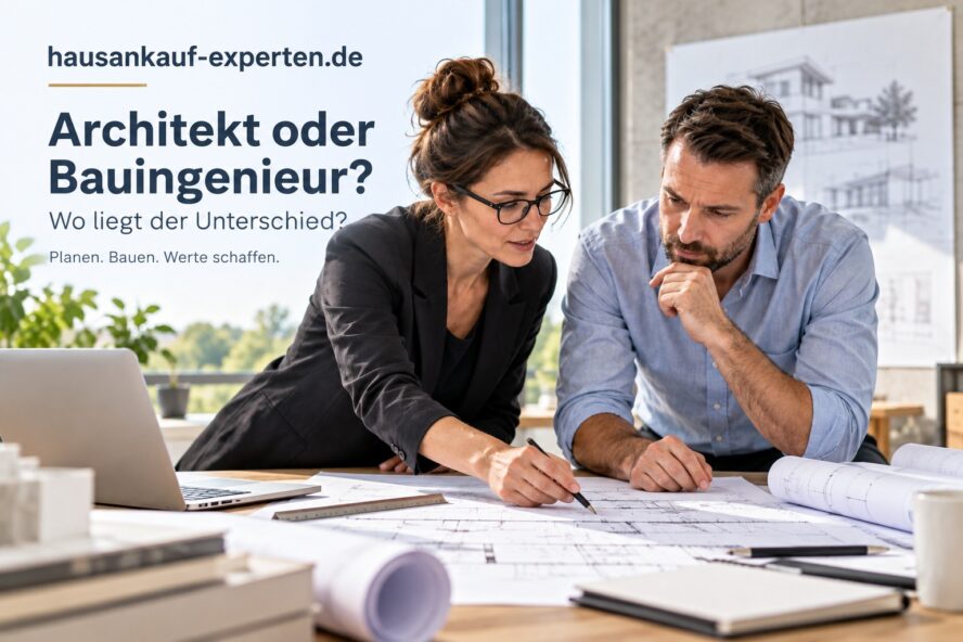 Architekt oder Bauingenieur: Wo liegt der Unterschied?