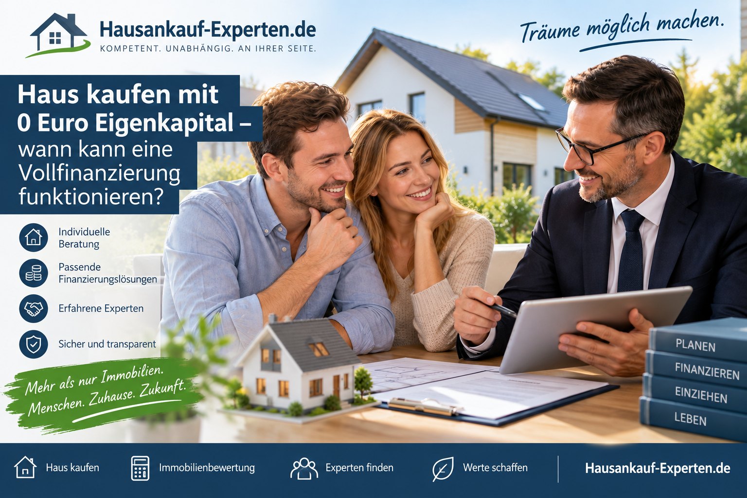 Haus kaufen ohne Eigenkapital